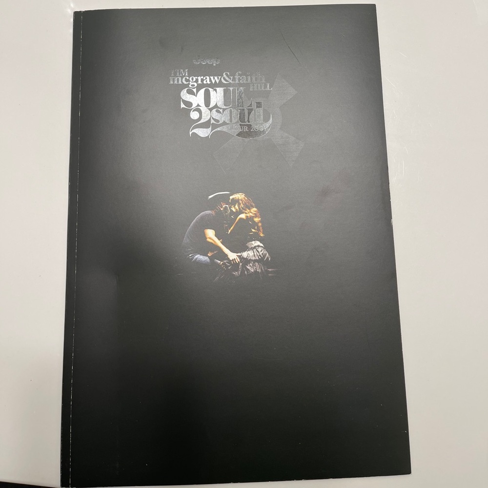 Tim McGraw & Faith Hill 2007 Soul2Soul Tour Book